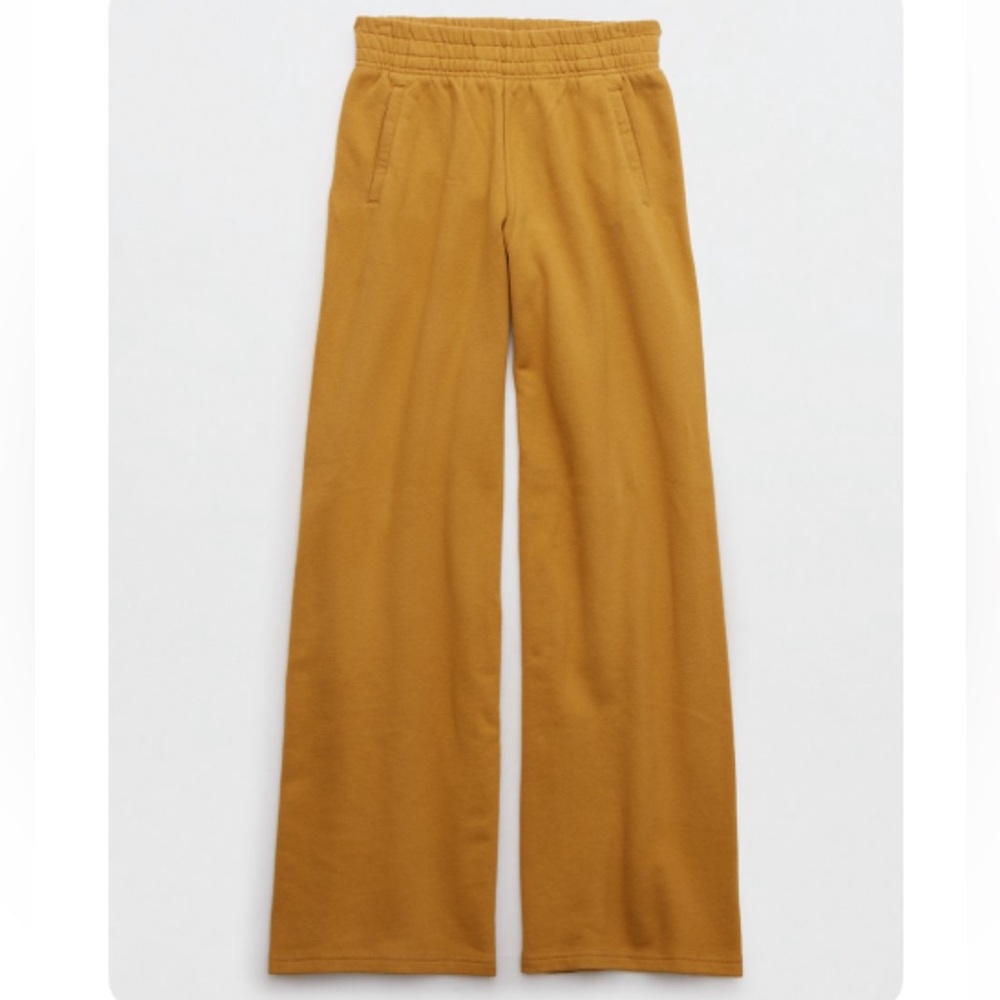 OFFLINE BY AERIE THROW-BACK FLEECE WIDE LEG PANT